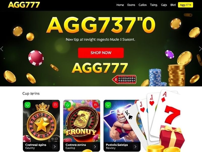 Welcome to Agg777 - your gateway to premium online gambling experiences. Explore exclusive slots, table games, and live dealer options with secure betting and top-tier bonuses at agg777.com.