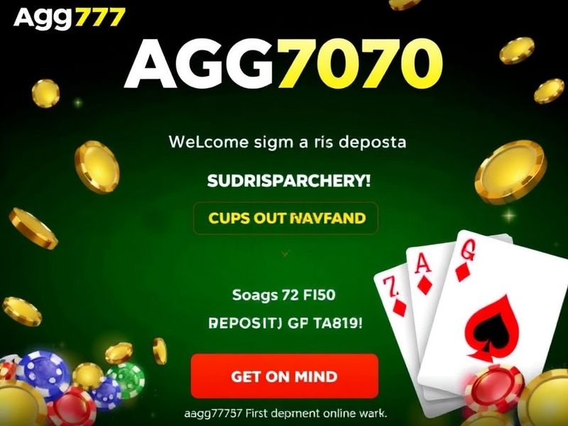 Welcome to Agg777 - your gateway to premium online gambling experiences. Explore exclusive slots, table games, and live dealer options with secure betting and top-tier bonuses at agg777.com.
